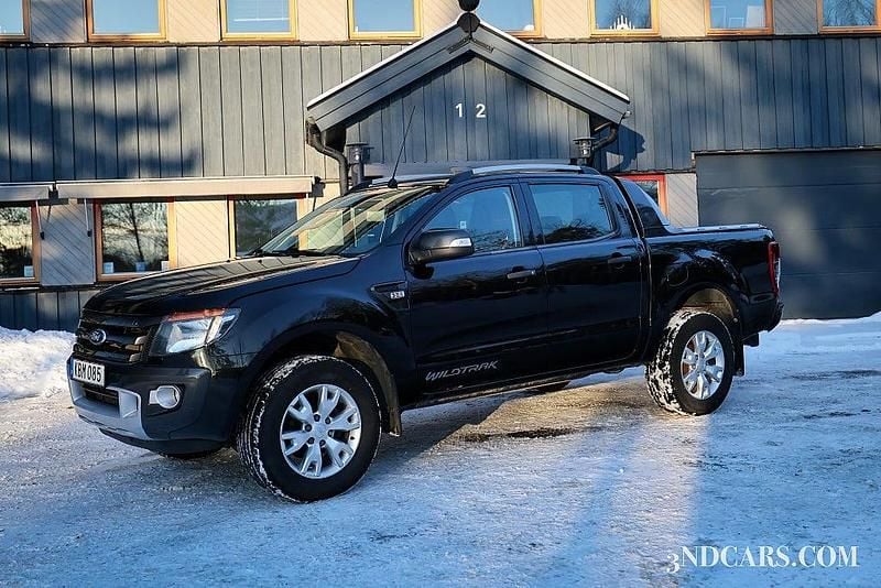 Svart Begagnad 2016 Ford Ranger Pickup | 189 900 kr - Bild 1/4