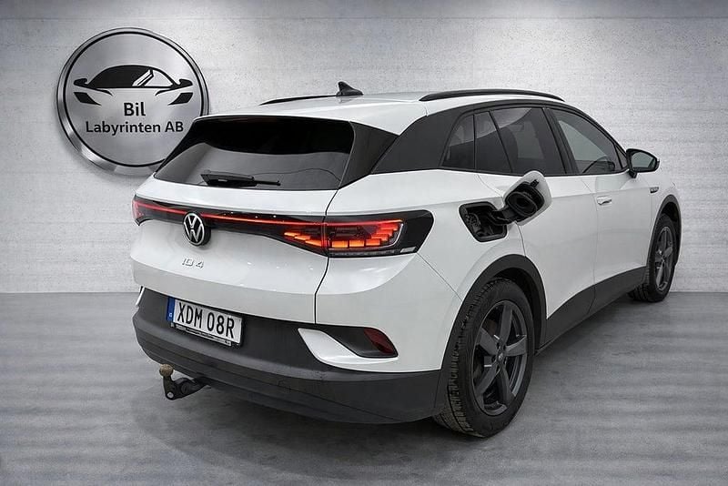 Begagnad VW ID.4 Pro Performance 150 kW (204 HK) 2021 Vit SUV