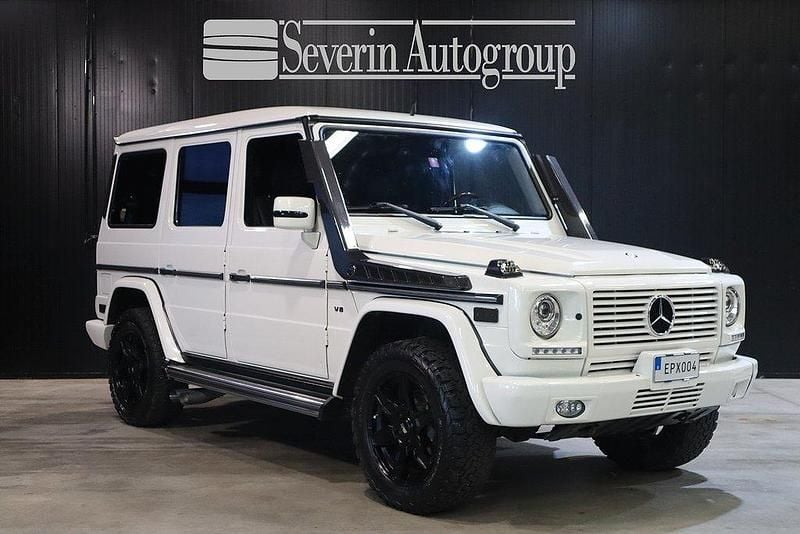 Vit Begagnad 2011 Mercedes G550 SUV | 595 000 kr - Bild 1/4