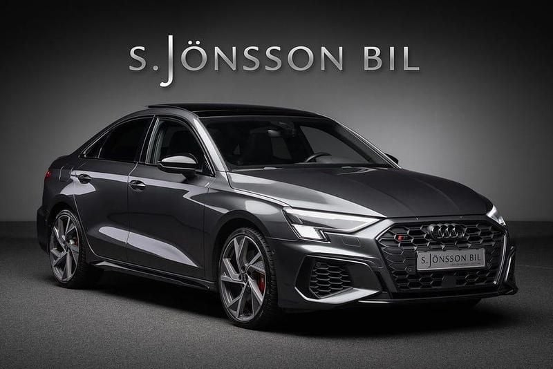 Grå Begagnad 2021 Audi S3 Sedan | 439 000 kr (Dyr) - Bild 1/4