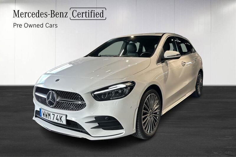 Vit Begagnad 2023 Mercedes B250e AMG Minibuss | 389 000 kr (Marknadspris) - Bild 1/4