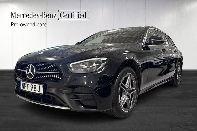 Svart Begagnad 2022 Mercedes E300 Kombi | 419 900 kr (Dyr) - Bild 1/4