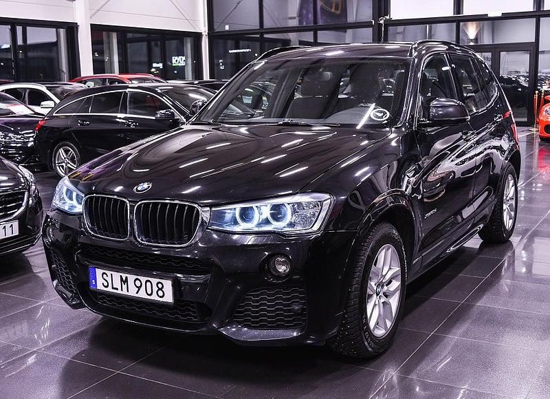 Svart Begagnad 2017 BMW X3 M Sport SUV | 184 900 kr (Bra pris) - Bild 1/4