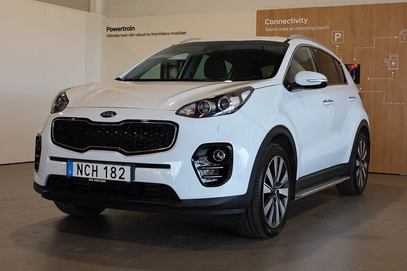Vit Begagnad 2016 Kia Sportage SUV | 149 800 kr (Bra pris) - Bild 1/3