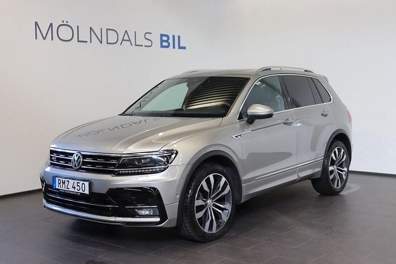 Silver Begagnad 2017 VW Tiguan R-line SUV | 279 900 kr (Dyr) - Bild 1/4