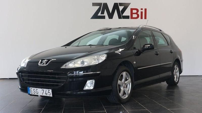 Begagnad Peugeot 407 136 HK (100 kW) 2008 Svart Kombi