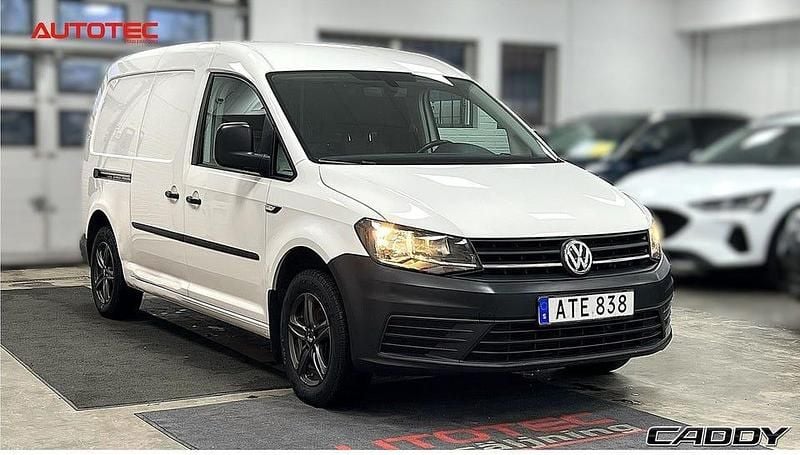 Begagnad VW Caddy Maxi 102 HK (75 kW) 2018 Vit Minibuss