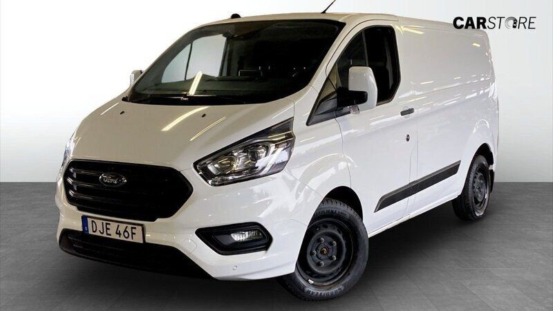 Vit (white) Begagnad 2021 Ford Transit Custom Van | 279 900 kr (Marknadspris) - Bild 1/4