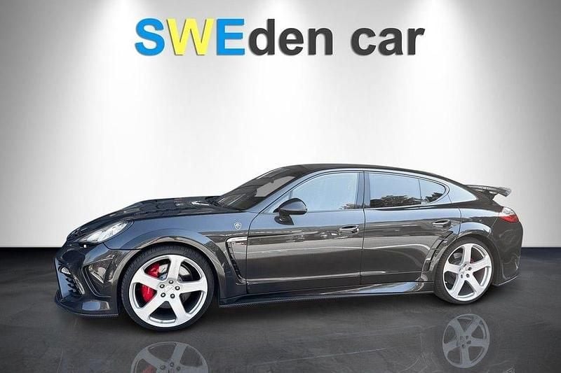 Mörkbrun (brun) Begagnad 2010 Porsche Panamera Turbo Sedan | 799 000 kr - Bild 1/4