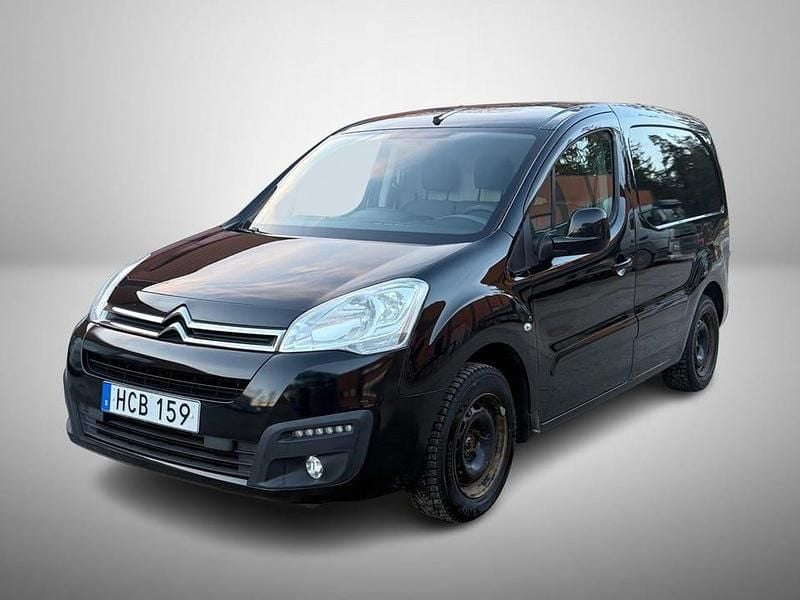 Svart Begagnad 2015 Citroën Berlingo Minibuss | 74 900 kr (Marknadspris) - Bild 1/4
