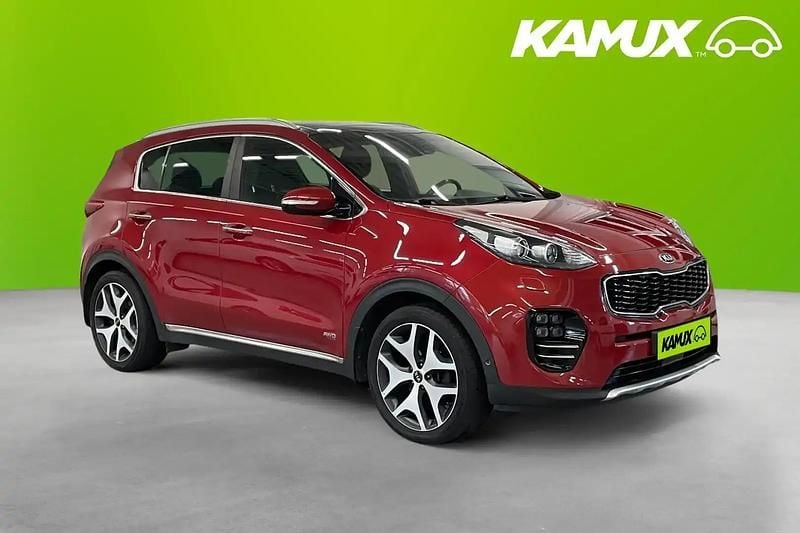 Röd Begagnad 2016 Kia Sportage GT-Line SUV | 128 800 kr (Dyr) - Bild 1/4
