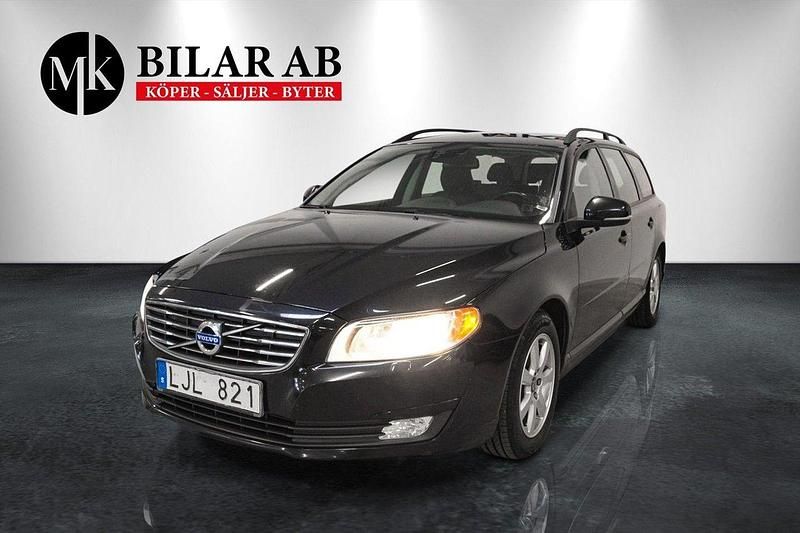 Svart Begagnad 2013 Volvo V70 Kinetic Kombi | 84 900 kr (Marknadspris) - Bild 1/4