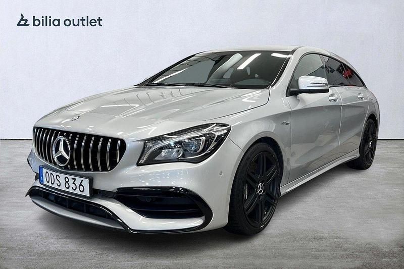 Silver Begagnad 2017 Mercedes CLA45 AMG AMG Kombi | 329 900 kr (Lite dyr) - Bild 1/4