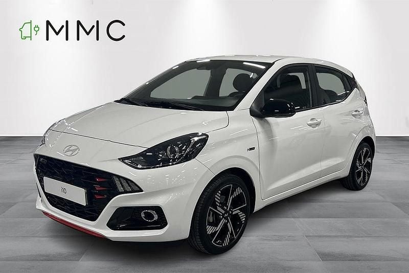 Ny Hyundai i10 N Line 90 HK (66 kW) 2025 Vit Halvkombi