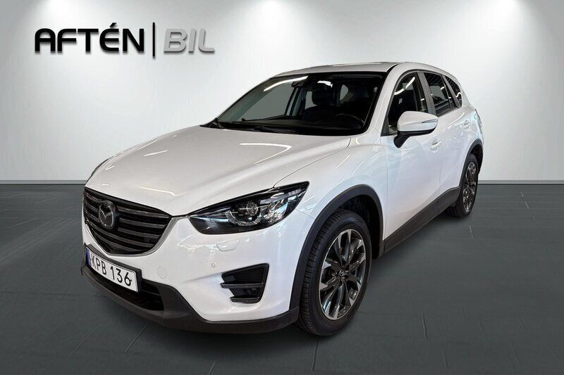 Vit Begagnad 2015 Mazda CX-5 Optimum SUV | 229 000 kr (Lite dyr) - Bild 1/3