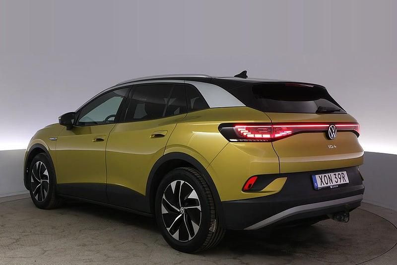 Begagnad VW ID.4 Pro Performance 150 kW (204 HK) 2021 Gul SUV