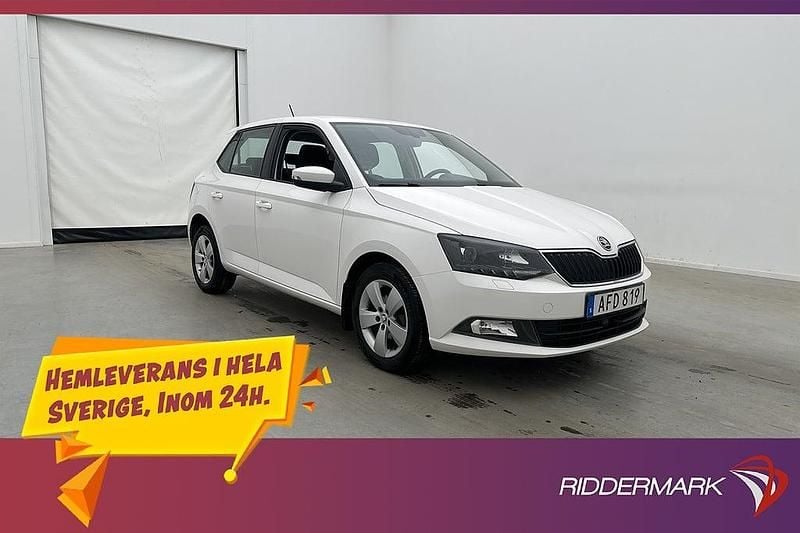 Begagnad Skoda Fabia Style 95 HK (69 kW) 2018 Vit Halvkombi