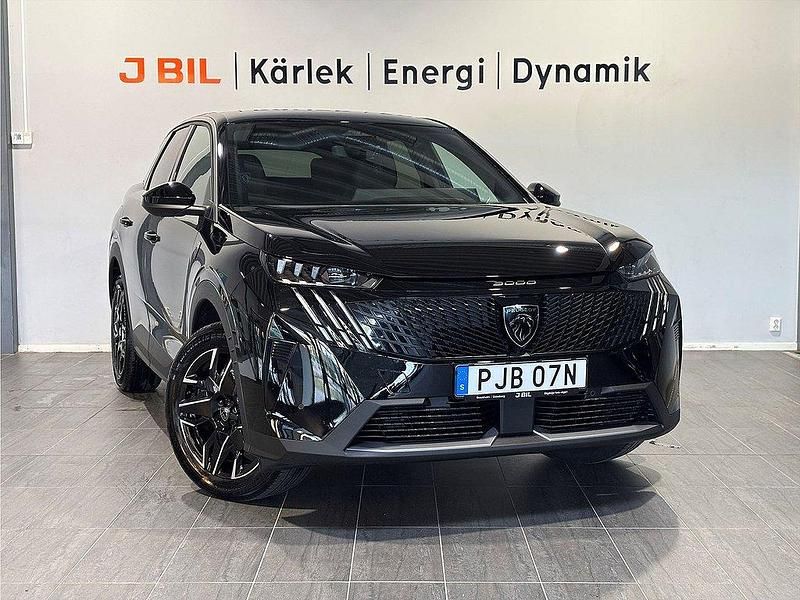 Svart Begagnad 2025 Peugeot 3008 GT SUV | 379 900 kr - Bild 1/4