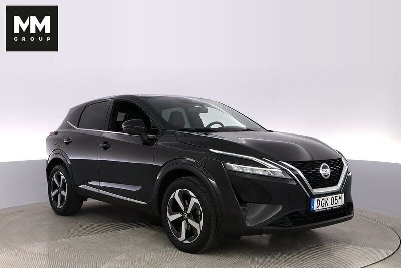Svart Begagnad 2022 Nissan Qashqai Tekna SUV | 279 000 kr (Bra pris) - Bild 1/4