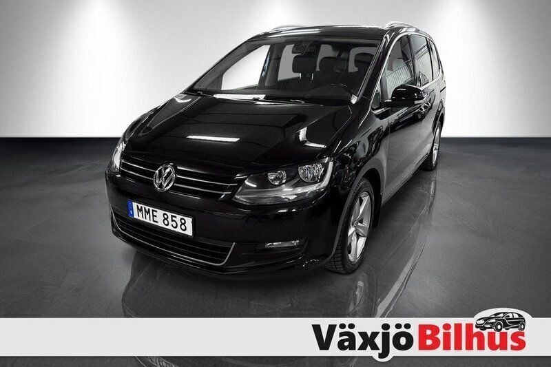 Svart Begagnad 2014 VW Sharan Minibuss | 127 900 kr (Marknadspris) - Bild 1/4