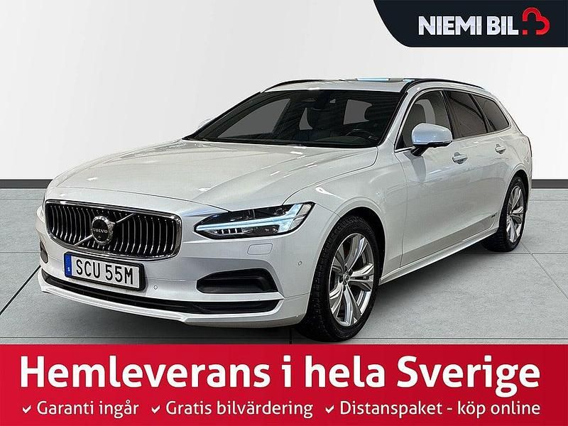 Vit Begagnad 2021 Volvo V90 Momentum Kombi | 339 900 kr (Dyr) - Bild 1/3