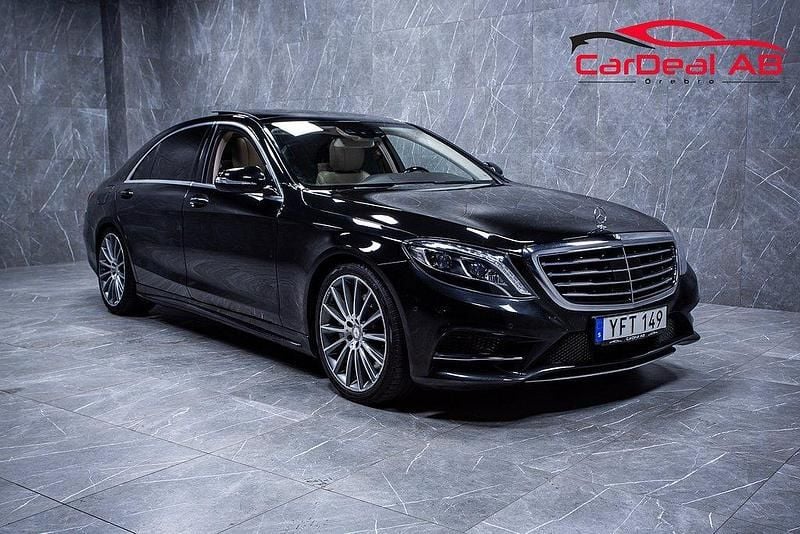 Svart Begagnad 2016 Mercedes S350 AMG Sedan | 428 800 kr (Marknadspris) - Bild 1/4
