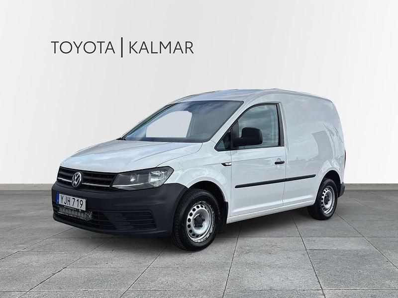 Vit Begagnad 2017 VW Caddy Minibuss | 98 000 kr (Marknadspris) - Bild 1/4