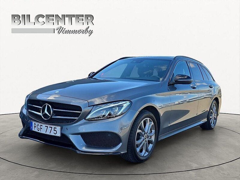 Begagnad Mercedes C250 AMG line 204 HK (150 kW) 2017 Grå Kombi