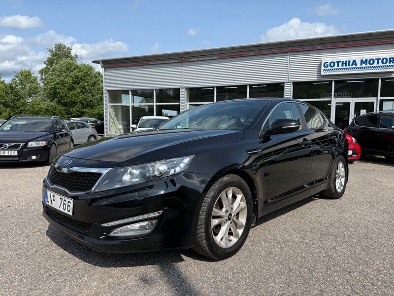 Svart Begagnad 2012 Kia Optima Comfort Sedan | 89 900 kr (Bra pris) - Bild 1/4
