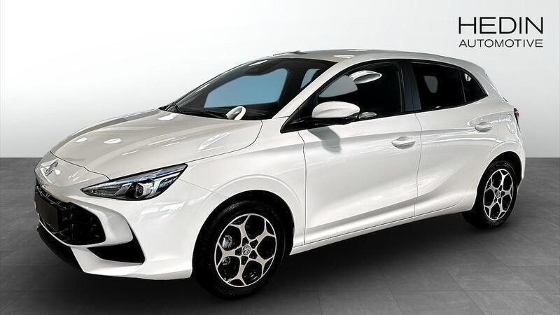 Vit Ny 2024 MG MG3 Luxury Halvkombi | 269 990 kr (Marknadspris) - Bild 1/4