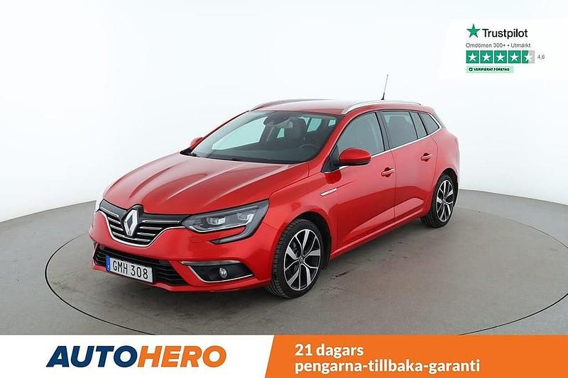 Röd Begagnad 2018 Renault Mégane GrandTour Bose Edition Kombi | 130 000 kr (Marknadspris) - Bild 1/4