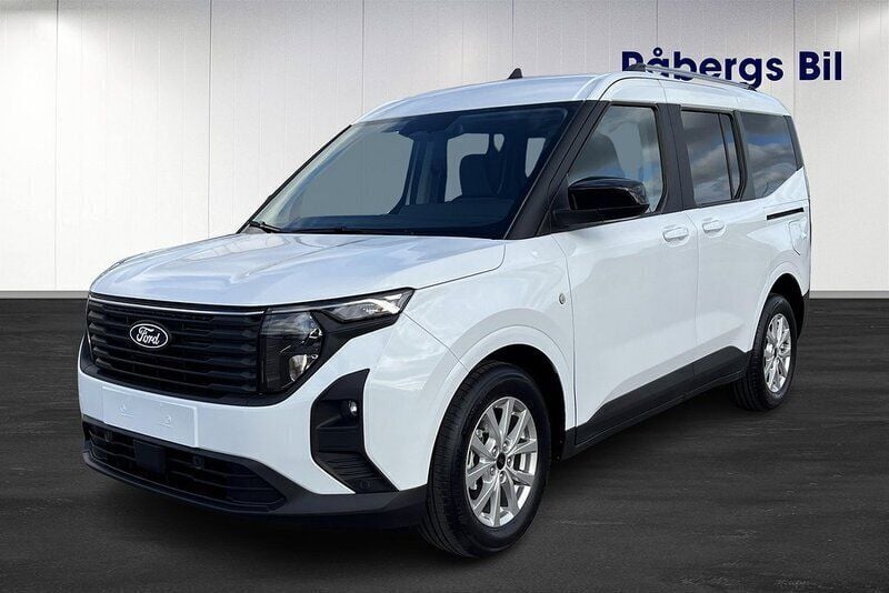 Vit Ny 2024 Ford Tourneo Courier Minibuss | 295 676 kr (Marknadspris) - Bild 1/4