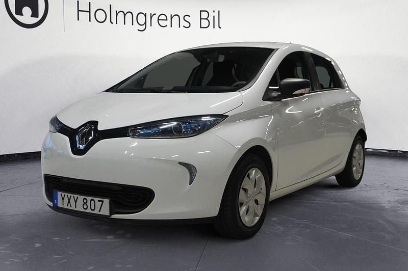 Begagnad Renault Zoe Life 67 kW (92 HK) 2018 Vit Halvkombi