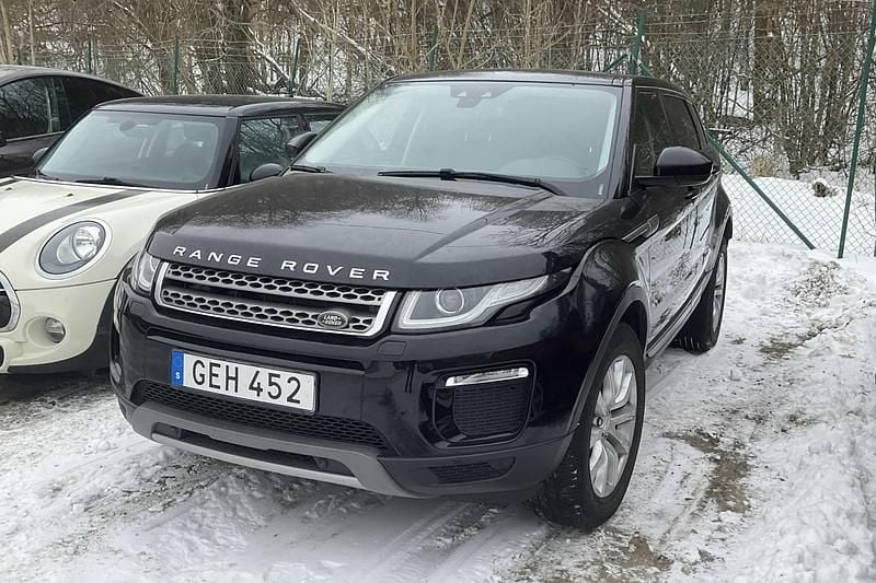 Begagnad Land Rover Range Rover evoque 150 HK (110 kW) 2019 Svart SUV