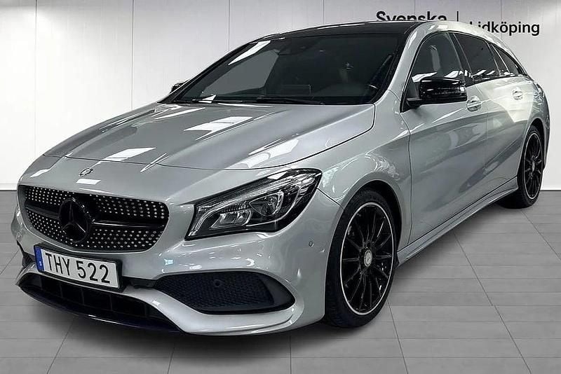Silver Begagnad 2016 Mercedes CLA200 Shooting Brake AMG Kombi | 239 900 kr (Marknadspris) - Bild 1/4
