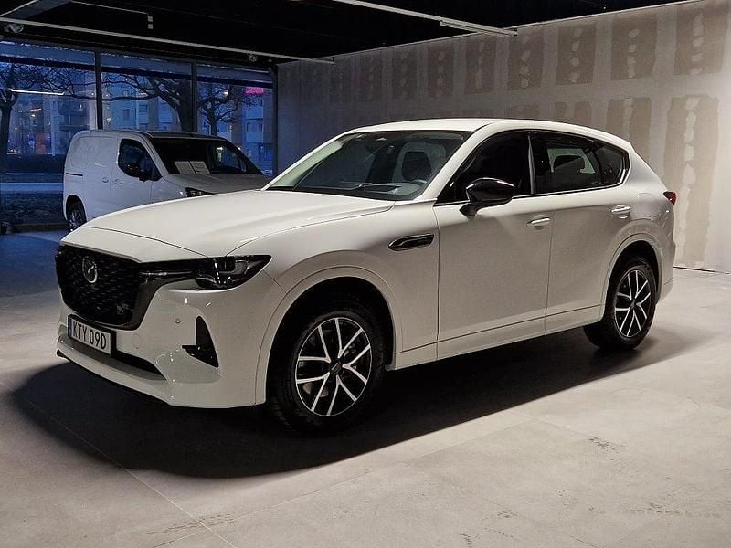 Vit Begagnad 2024 Mazda CX-60 Homura-Line SUV | 539 000 kr (Lite dyr) - Bild 1/4