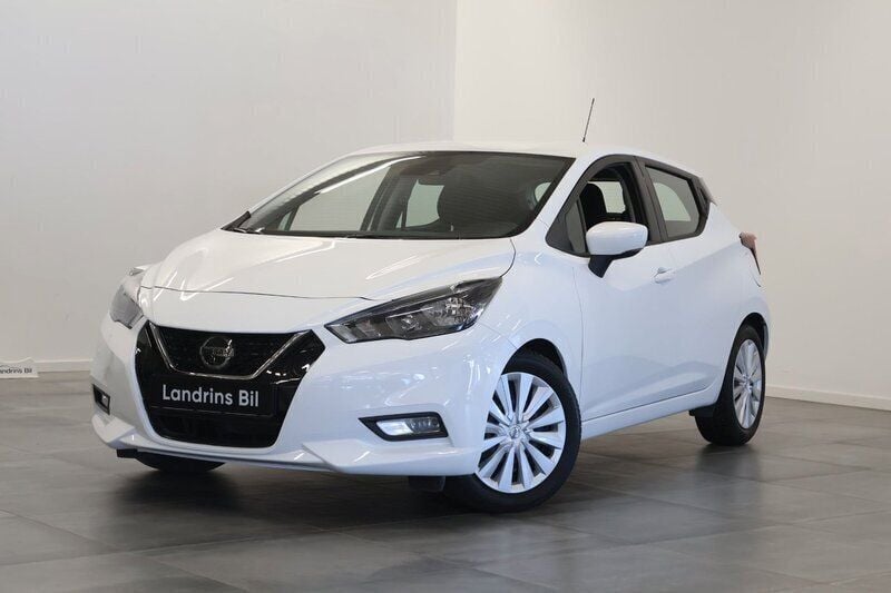 Vit Begagnad 2021 Nissan Micra Halvkombi | 164 900 kr (Marknadspris) - Bild 1/4