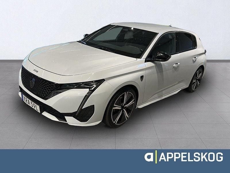 Vit Begagnad 2024 Peugeot 308 GTi Halvkombi | 254 900 kr (Marknadspris) - Bild 1/4