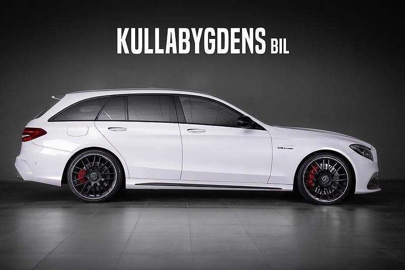 Begagnad Mercedes C63S AMG AMG 510 HK (375 kW) 2016 Vit Kombi