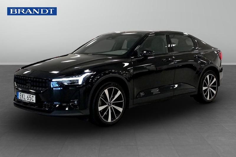 Svart Begagnad 2022 Polestar 2 Long Range Dual motor Halvkombi | 374 900 kr (Lite dyr) - Bild 1/4