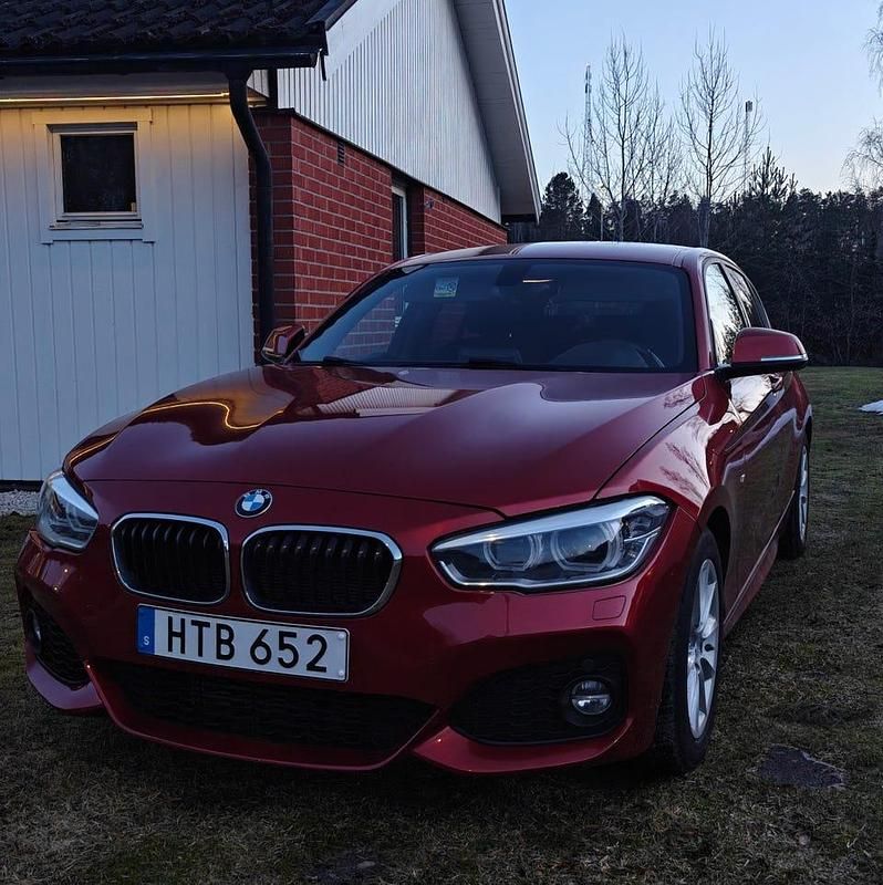 Begagnad BMW 118 M Sport 136 HK (100 kW) 2018 Sunset orange Halvkombi