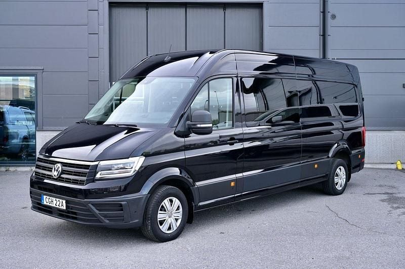 Svart Begagnad 2020 VW Crafter Van | 599 800 kr - Bild 1/4