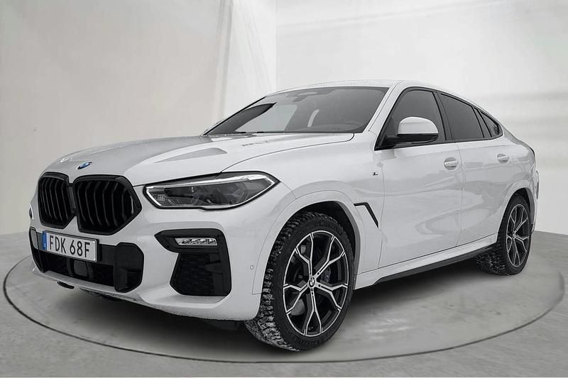 Vit Begagnad 2020 BMW X6 Shadowline SUV | 539 000 kr - Bild 1/4