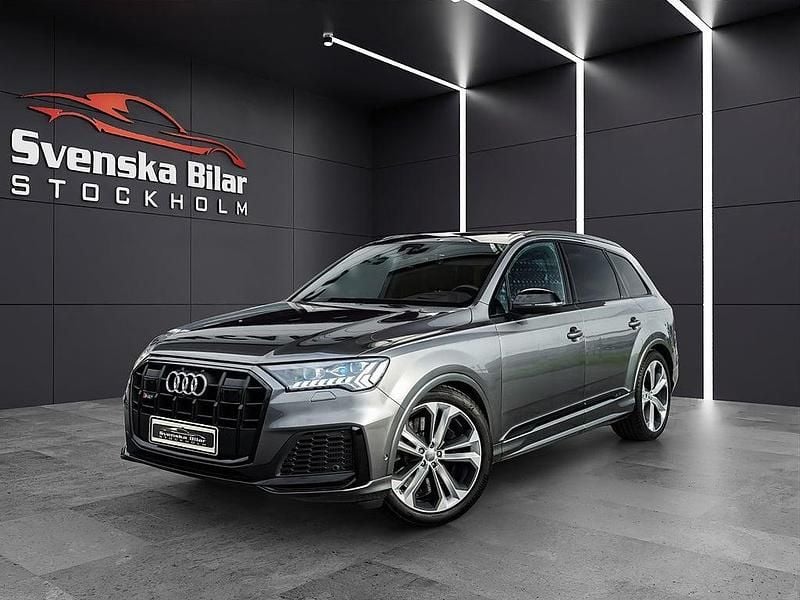 Grå (daytona grå pärleffekt) Begagnad 2020 Audi SQ7 Sport SUV | 639 900 kr (Marknadspris) - Bild 1/4