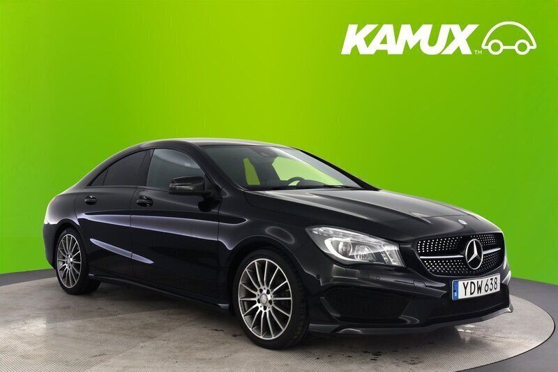 Svart Begagnad 2016 Mercedes CLA200 AMG Sportkupé | 188 700 kr (Marknadspris) - Bild 1/3