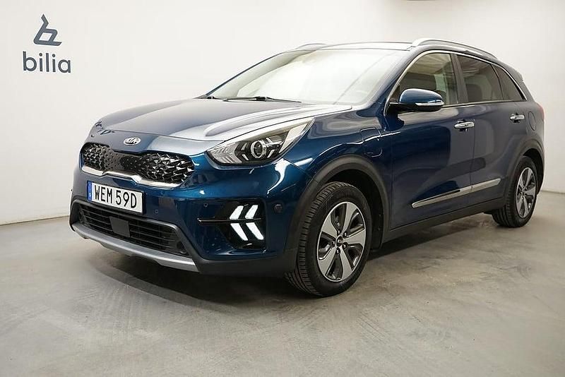 Blå Begagnad 2019 Kia Niro Advance SUV | 189 900 kr (Lite dyr) - Bild 1/3