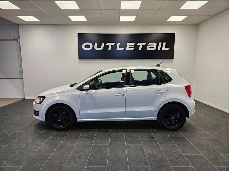 Begagnad VW Polo 90 HK (66 kW) 2012 Vit Halvkombi