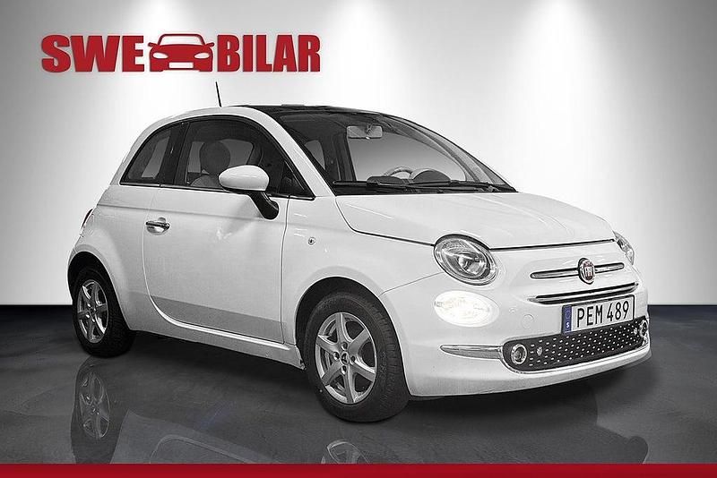 Begagnad Fiat 500 Lounge 69 HK (50 kW) 2017 Vit Cab