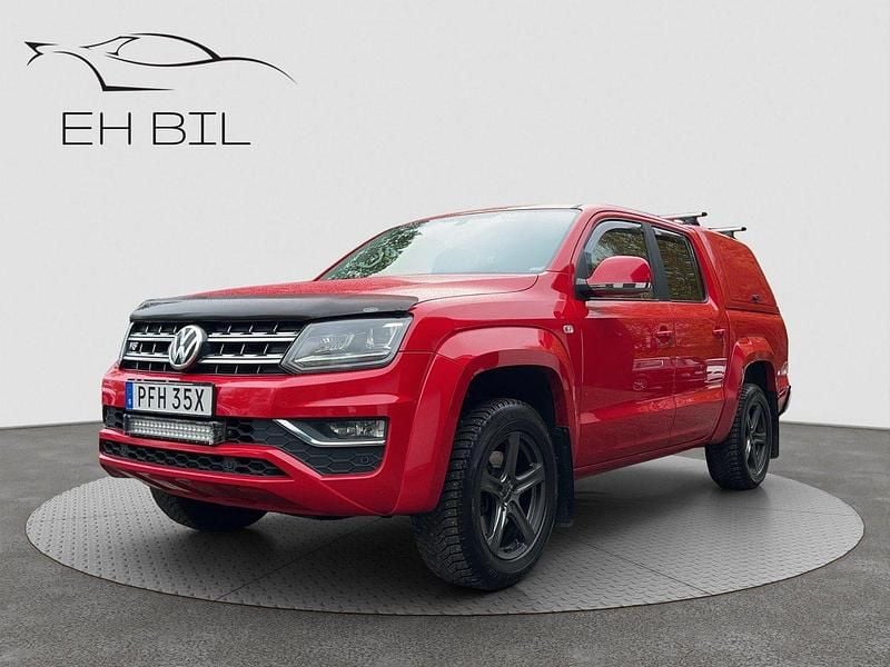 Röd Begagnad 2020 VW Amarok Highline Pickup | 249 900 kr (Bra pris) - Bild 1/4