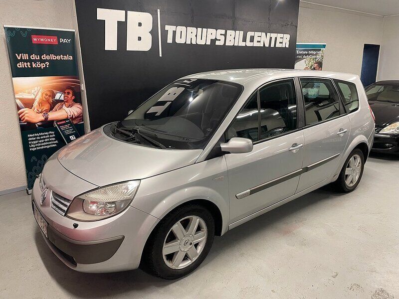 Ljusgrå (grå) Begagnad 2005 Renault Grand Scénic II Minibuss | 12 900 kr - Bild 1/4